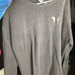 Long Sleeve Campus Tee (Pink)